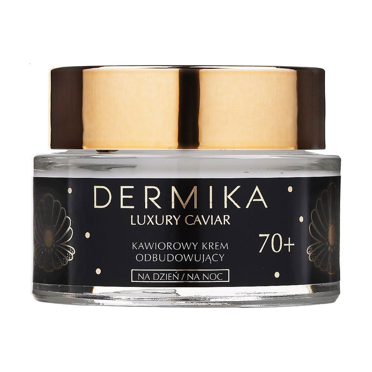 Відновлювальний крем для обличчя Dermika Luxury Caviar Cream 70+ проти зморщок, 50 мл